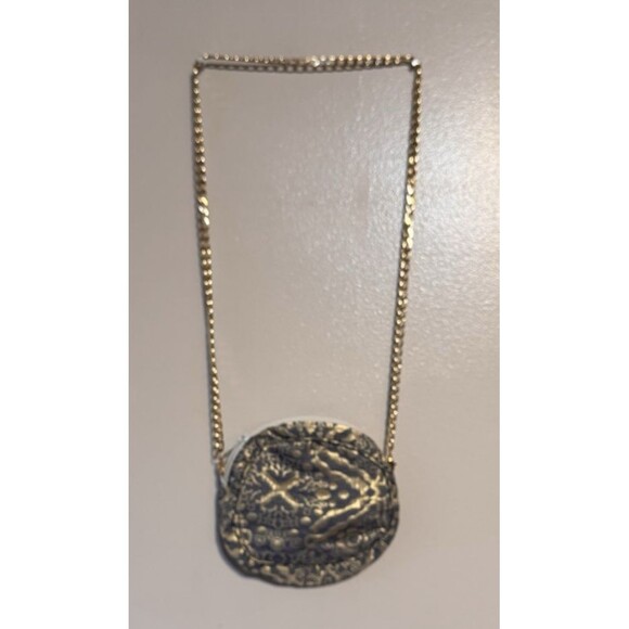 Girls Size 9 Jacquard Dress Sleeveless Dress with Jacket and Bag, Formal Blue - Picture 3 of 16